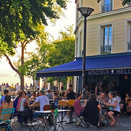 Charming Bright Sunny Studio In Belleville Paris Dış mekan fotoğraf
